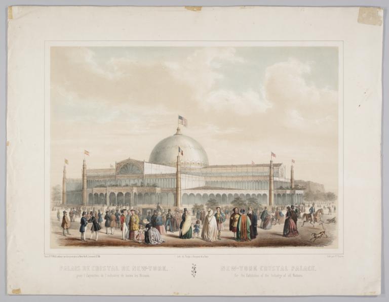 Palais De Cristal De New York Pour L Exposition De L Industrie De Toutes Les Nations New York Crystal Palace For The Exhibition Of The Industry Of All Nations Dlc Catalog