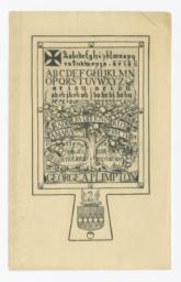 Bookplate of George Arthur Plimpton