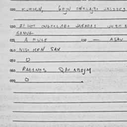 Eastern questionnaire, answ...