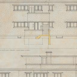 Center, side elevations
