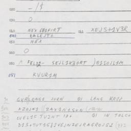 Eastern questionnaire, answ...