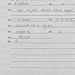 Eastern questionnaire, answ...