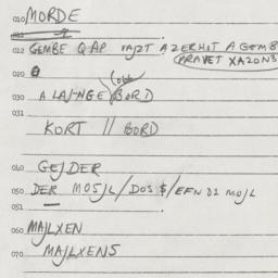 Eastern questionnaire, answ...