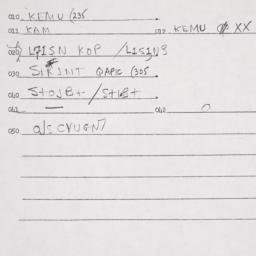 Eastern questionnaire, answ...