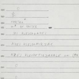 Eastern questionnaire, answ...