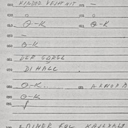Eastern questionnaire, answ...