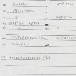 Eastern questionnaire, answ...