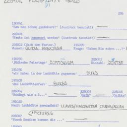 Western questionnaire, answ...