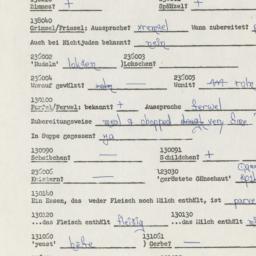 Western questionnaire, answ...