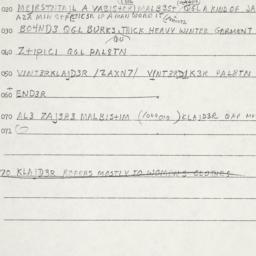 Eastern questionnaire, answ...