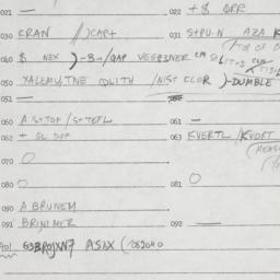 Eastern questionnaire, answ...