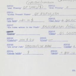 Western questionnaire, answ...