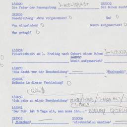 Western questionnaire, answ...