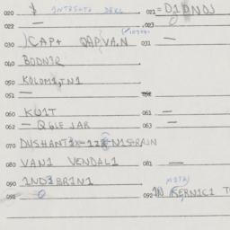 Eastern questionnaire, answ...