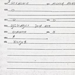 Eastern questionnaire, answ...