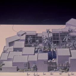 Model, aerial view.