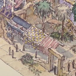 Aerial perspective drawing,...