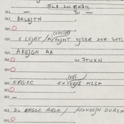 Eastern questionnaire, answ...