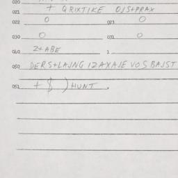 Eastern questionnaire, answ...