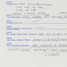 Western questionnaire, answ...