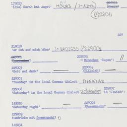 Western questionnaire, answ...