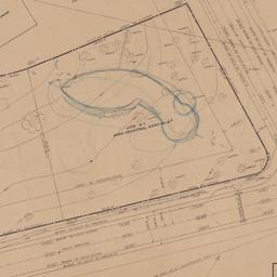 Topographic plot plan
