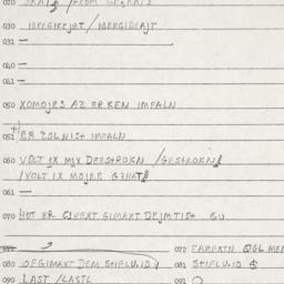 Eastern questionnaire, answ...