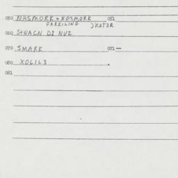Eastern questionnaire, answ...