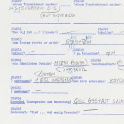 Western questionnaire, answ...