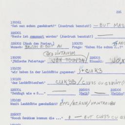 Western questionnaire, answ...