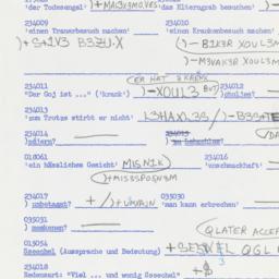 Western questionnaire, answ...