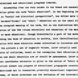 Memorandum from Alain Locke...
