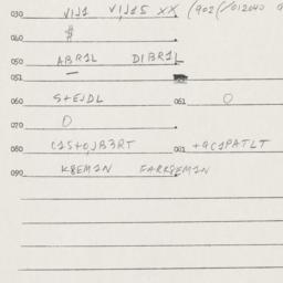 Eastern questionnaire, answ...
