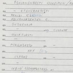 Eastern questionnaire, answ...