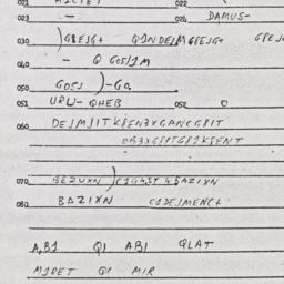 Eastern questionnaire, answ...