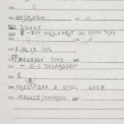 Eastern questionnaire, answ...