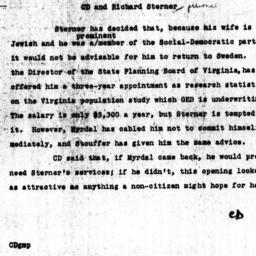 Memorandum from Charles Dol...
