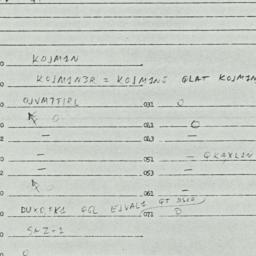 Eastern questionnaire, answ...