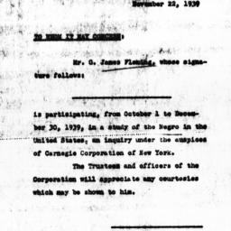 Letter from John M. Russell...