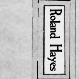 Roland Hayes and Marion And...