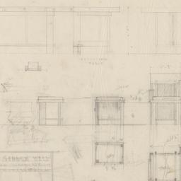 Dining table, chair details