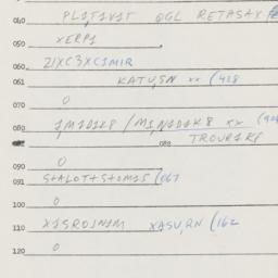 Eastern questionnaire, answ...