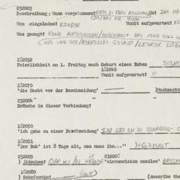 Western questionnaire, answ...