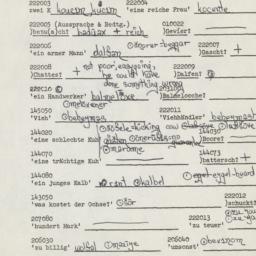 Western questionnaire, answ...