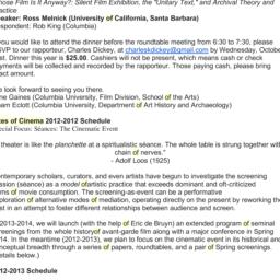 Announcements, 2012-11-08. ...
