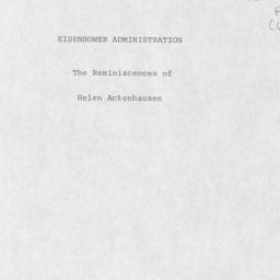 Reminiscences of Helen Acke...