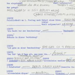 Western questionnaire, answ...