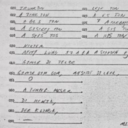 Eastern questionnaire, answ...