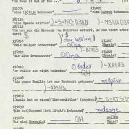 Western questionnaire, answ...
