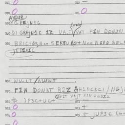 Eastern questionnaire, answ...